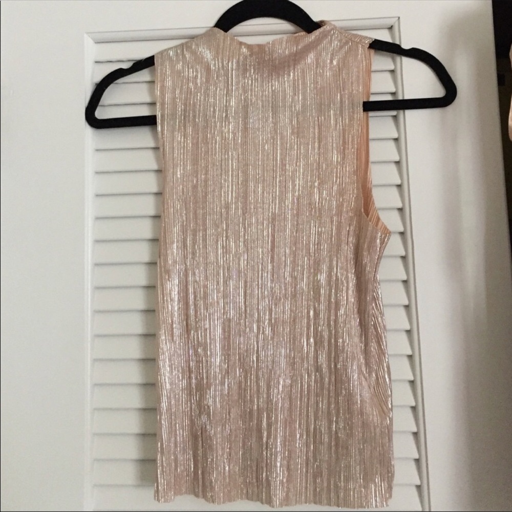 Champagne Eri + Ali high neck top